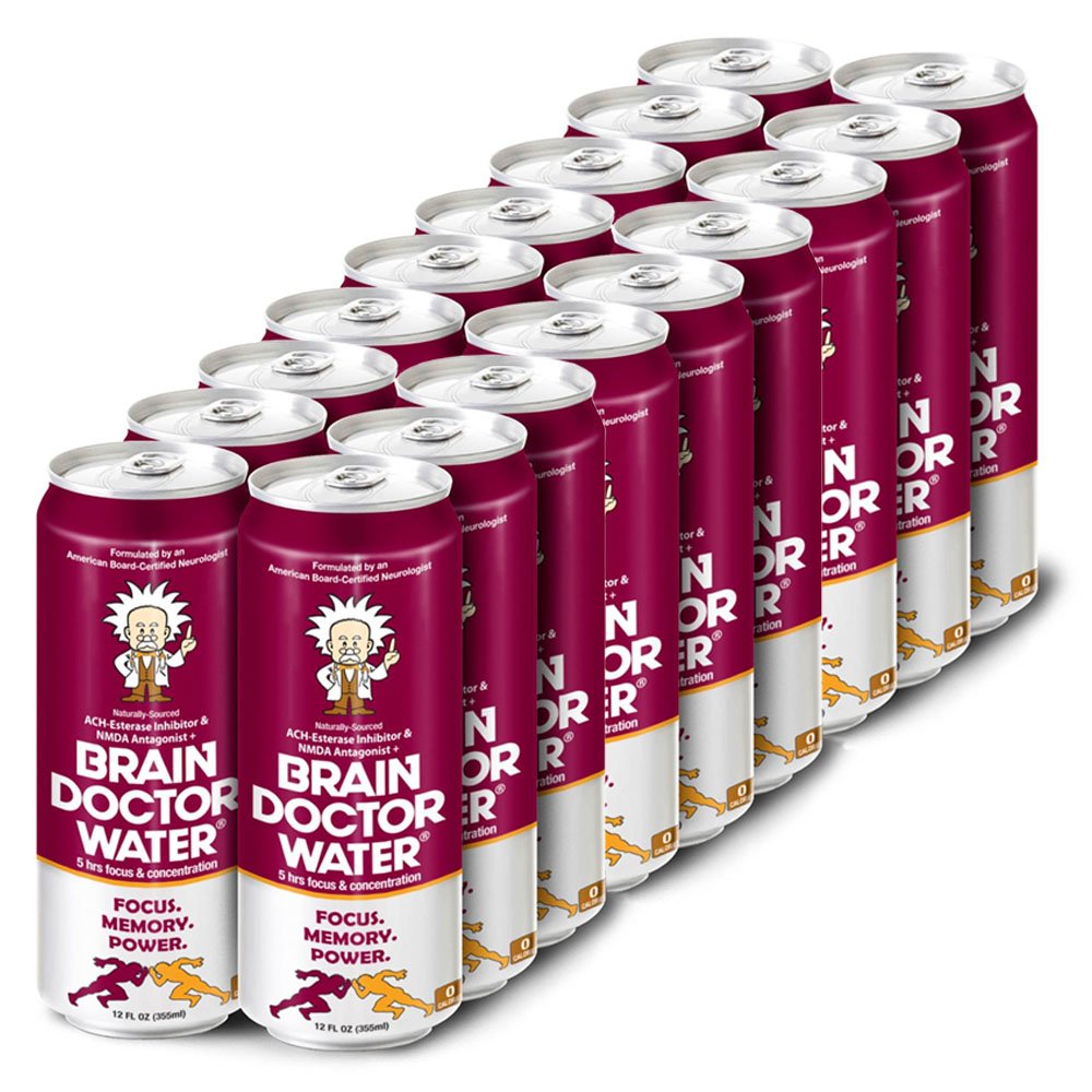 Brain Doctor Water Energy Drink, 12 oz (36)