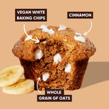 GoNanas Cinnamon Roll Banana Bread Mix, Vegan, Gluten Free Healthy Snacks. Oat Flour Bread or Muffin Mix. Women Owned, US Ingredients, Dairy Free, Nut Free, Delicious Snacks (1 Pack)