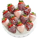 A Gift Inside The Original Love Berries Chocolate Dipped Strawberries Gift - 12 Berries for Mother's Day, Birthday, Thank You