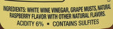 Alessi Foods White Balsamic Raspberry Blush Vinegar, 8.5 oz, Red