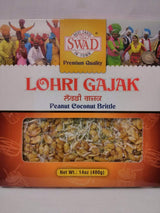 Swad Premium Quality Lohri Gajak (Peanut Coconut Brittle) - 400 Grams/14 Ounce