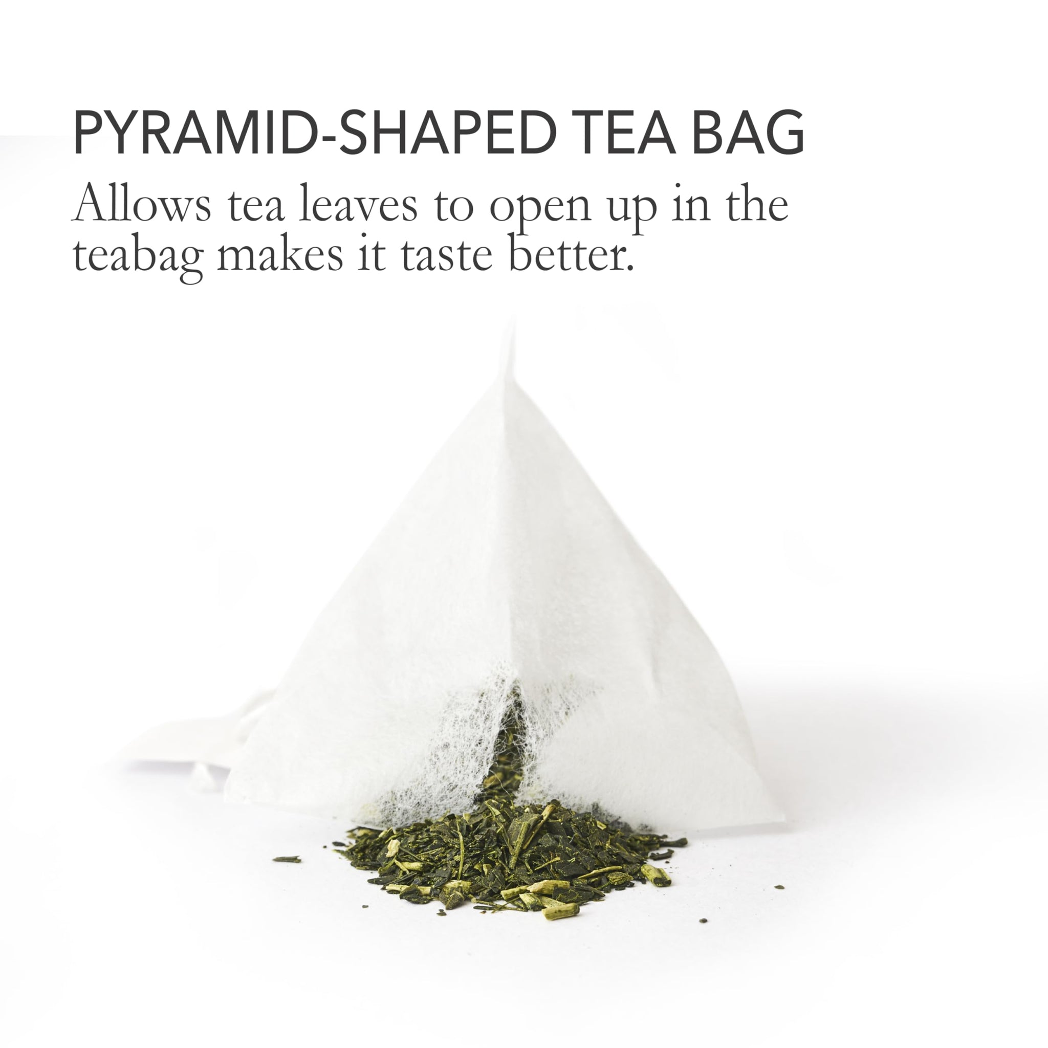 Japanese Green Tea Co. Aracha Gokuzyo Japanese Green Tea Bags (50 Pack) Soilon Pyramid Sachets, Premium Loose-Leaf Quality in Convenient Teabags, Rich