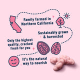 Go a Little Nuts Strawberry Yogurt Covered Walnuts, 4 oz Snack Pack (Pack of 6) Sweet & Crunchy Probiotic, Plant Protein, Non-GMO, Peanut Free