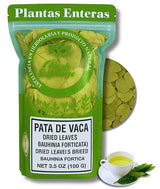 Pata de Vaca Herbal Tea (Cow’s Foot Leaves) - 3.5 oz (100g) Loose Leaf - 100% Natural - Non-GMO, Gluten-Free, Caffeine-Free - Traditional Herbal
