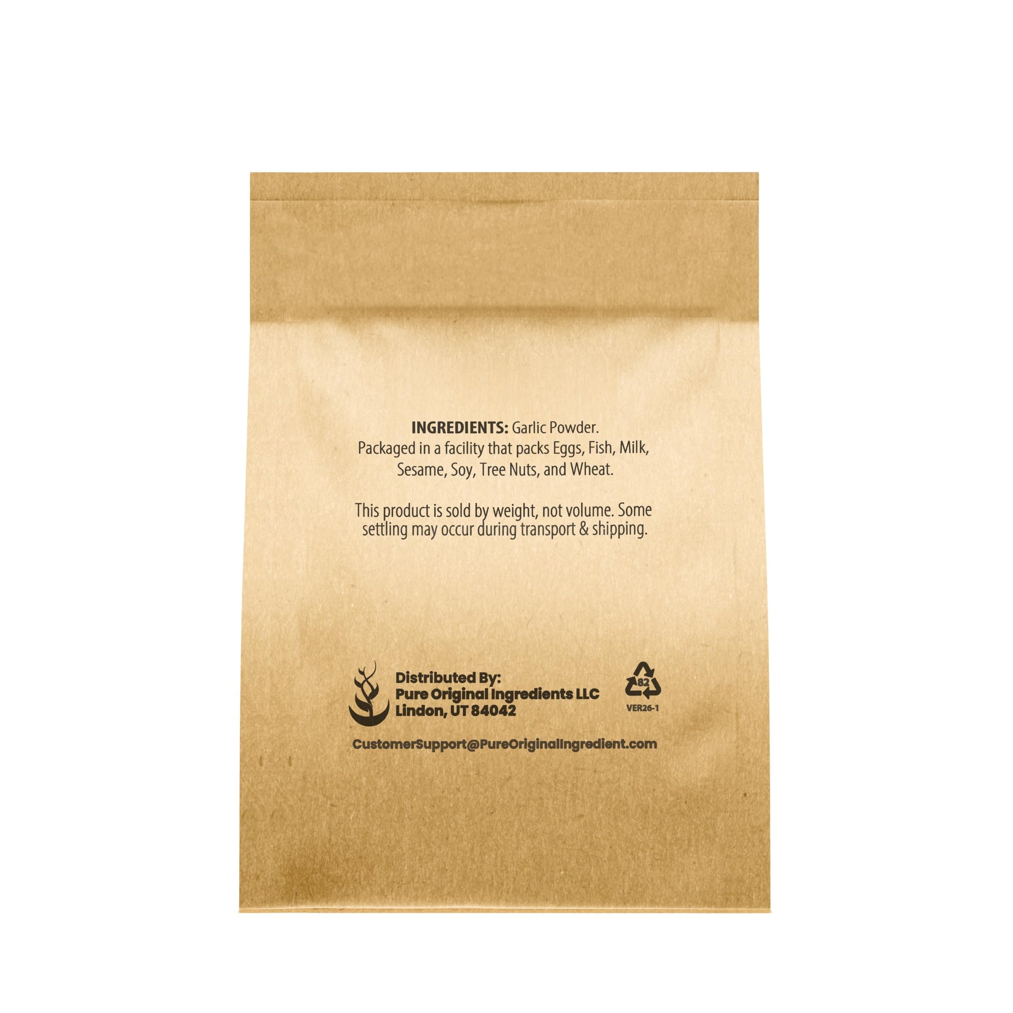 Pure Original Ingredients Garlic Powder (1 lb) by PURE, Fine Ground & Dehydrated, Gluten-Free, Eco-Friendly Packaging