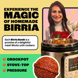 EZ Bombs Birria Bomb Seasoning, Pack of 4 - Authentic Mexican Spice Mix for Tacos, Burritos, Nachos, and Quesadillas - Made with Real Chiles, Herbs
