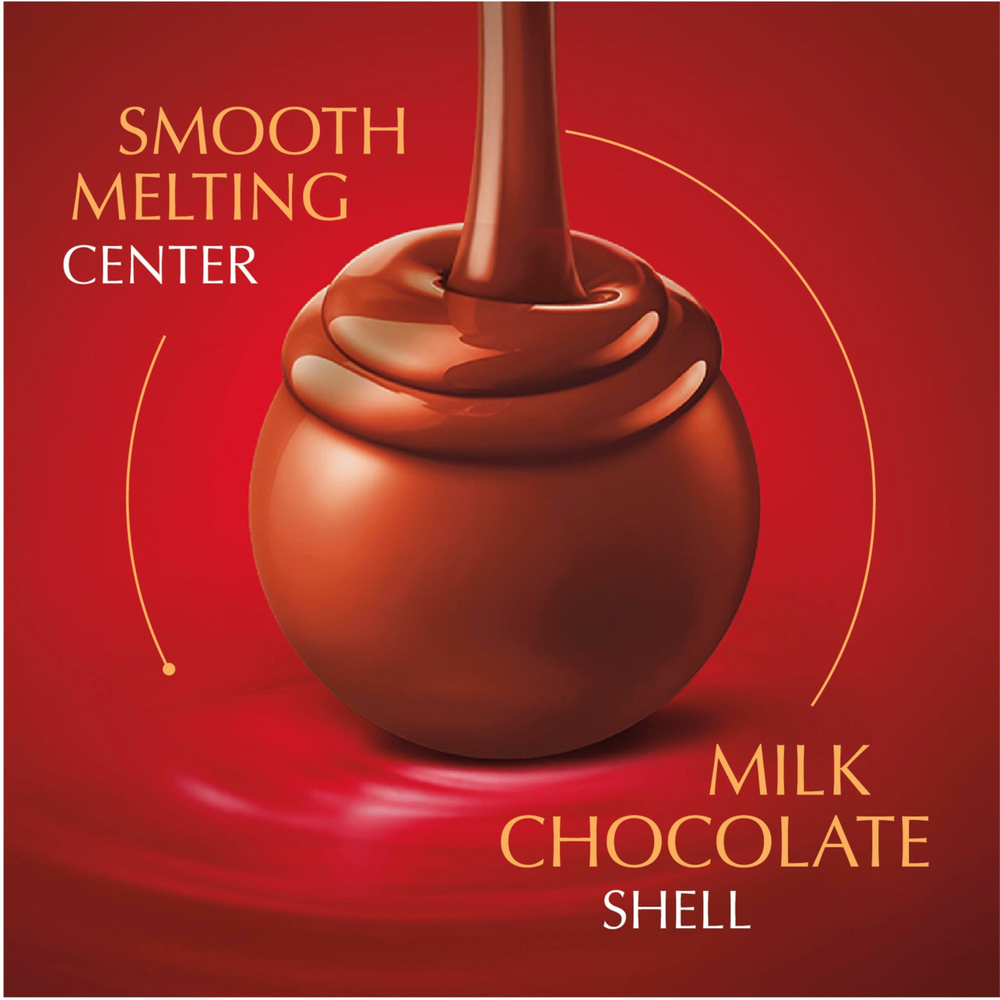 Lindt LINDOR Milk Chocolate Truffles, Milk Chocolate Candy with Smooth, Melting Truffle Center, 0.8 oz. Bag, Pack of 24