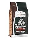 Fresh Roasted Coffee, Italian Roast Drip Ground Coffee, Dark Roast, Kosher, 5 lb (80 oz)