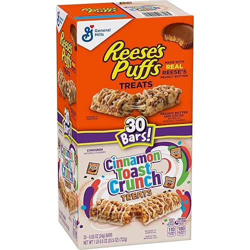 Reese's Puffs & Cinnamon Toast Crunch Cereal Bar Treats (30 ct.)