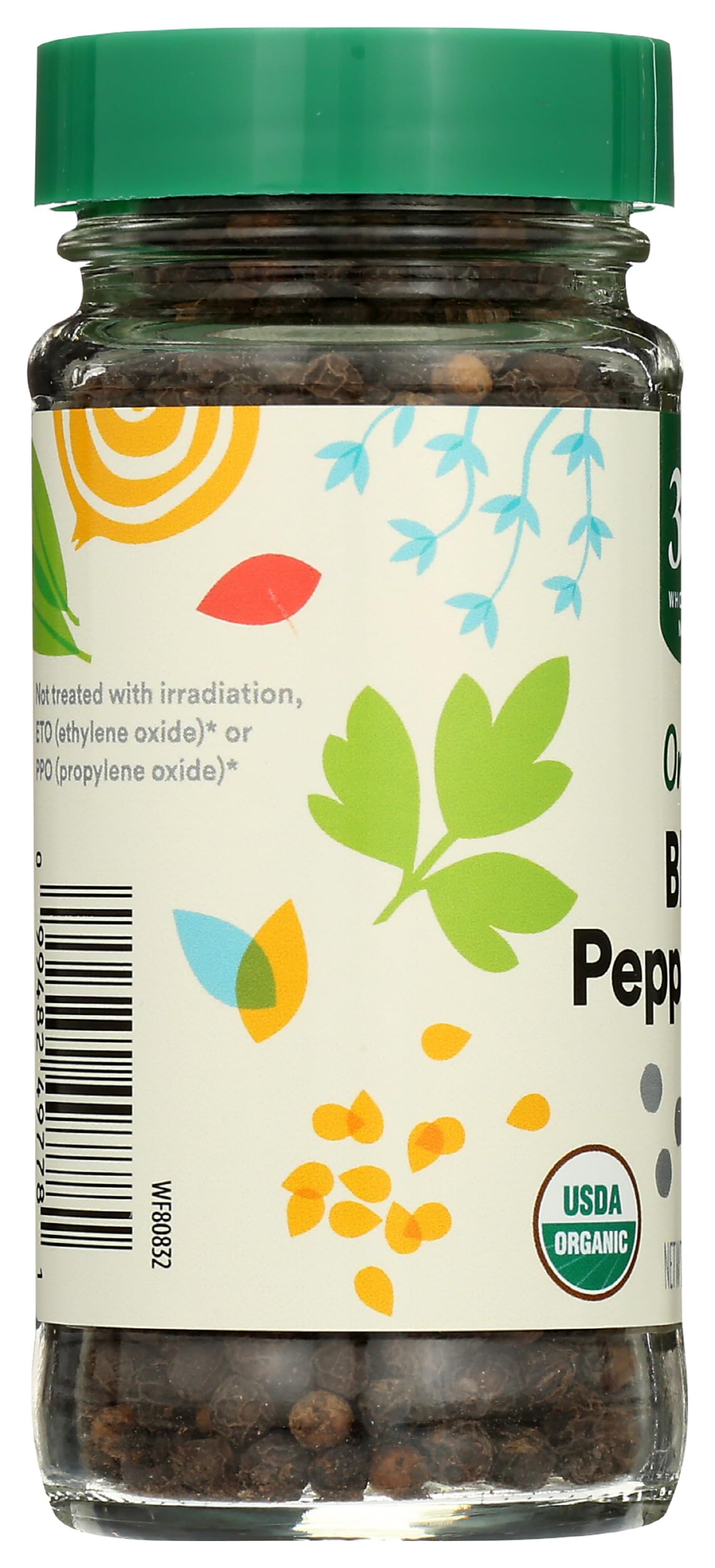 365 by Whole Foods Market, Organic Black Peppercorns, 1.87 Ounce