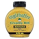 Inglehoffer Creamy Dill Mustard 9.75 oz, Savory Mustard with Dill, Lemon & Capers