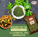 Aiva Kasuri Methi (Dried Fenugreek Leaves) | Aromatic Herb for Cooking Curry Gravies Breads Seasoning Bulk Pack | 3.5 oz (Pack Of 20)