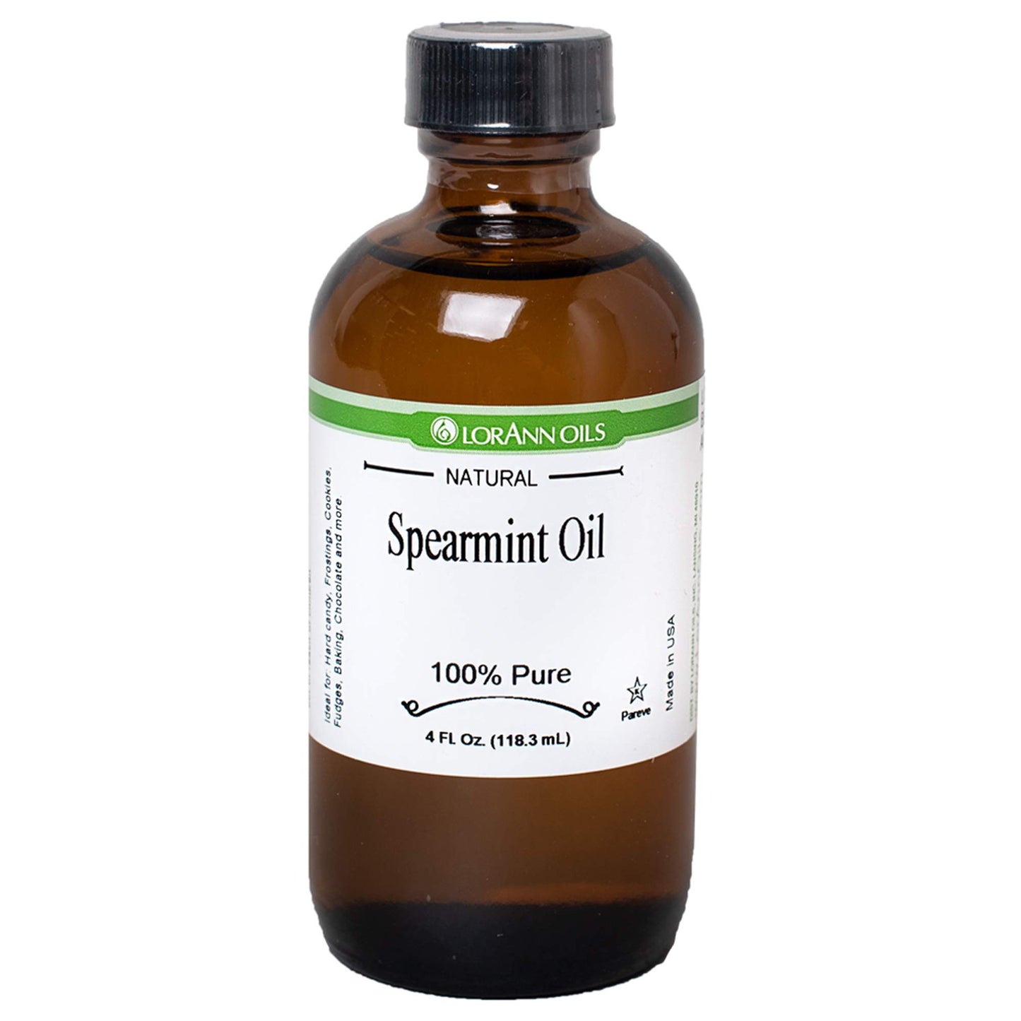 LorAnn Spearmint Oil SS Natural, 4 ounce bottle