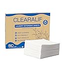 Laundry Detergent Sheets Up to 60 Loads, Fresh Linen - Great For Travel, Apartments, Dorms, No Plastic, Sustainable, Biodegradable-New Liquid-Less