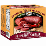 Hi Mountain Seasonings ? Pepperoni Sausage Seasoning Kit ? Includes 10 Casings, Seasoning, Cure, & Directions ? Seasons up to 30lbs of Meat ? Beef