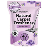 Aromasong Carpet Deodorizer Powder- 100% Natural Lavender Carpet Freshener - Safe For Pets - Upholstery Deodorizer - Effective Pet Odor Eliminator