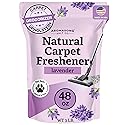 Aromasong Carpet Deodorizer Powder- 100% Natural Lavender Carpet Freshener - Safe For Pets - Upholstery Deodorizer - Effective Pet Odor Eliminator
