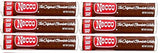 Necco Wafers Original Chocolate Flavored Hard Candy Rolls - Bundle of 6 Rolls, 2.02oz