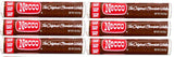 Necco Wafers Original Chocolate Flavored Hard Candy Rolls - Bundle of 6 Rolls, 2.02oz