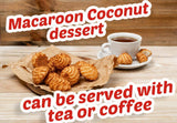 La bayamesa || Macaroon Coconut || 7oz || dessert delicious and distinctive taste || coconut yogurt || coconut cookies (Pack of 06)