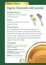 Traditional Medicinals Organic Chamomile with Lavender Herbal Tea (Pack of 1), Calms the Nervous System, 16 Tea Bags