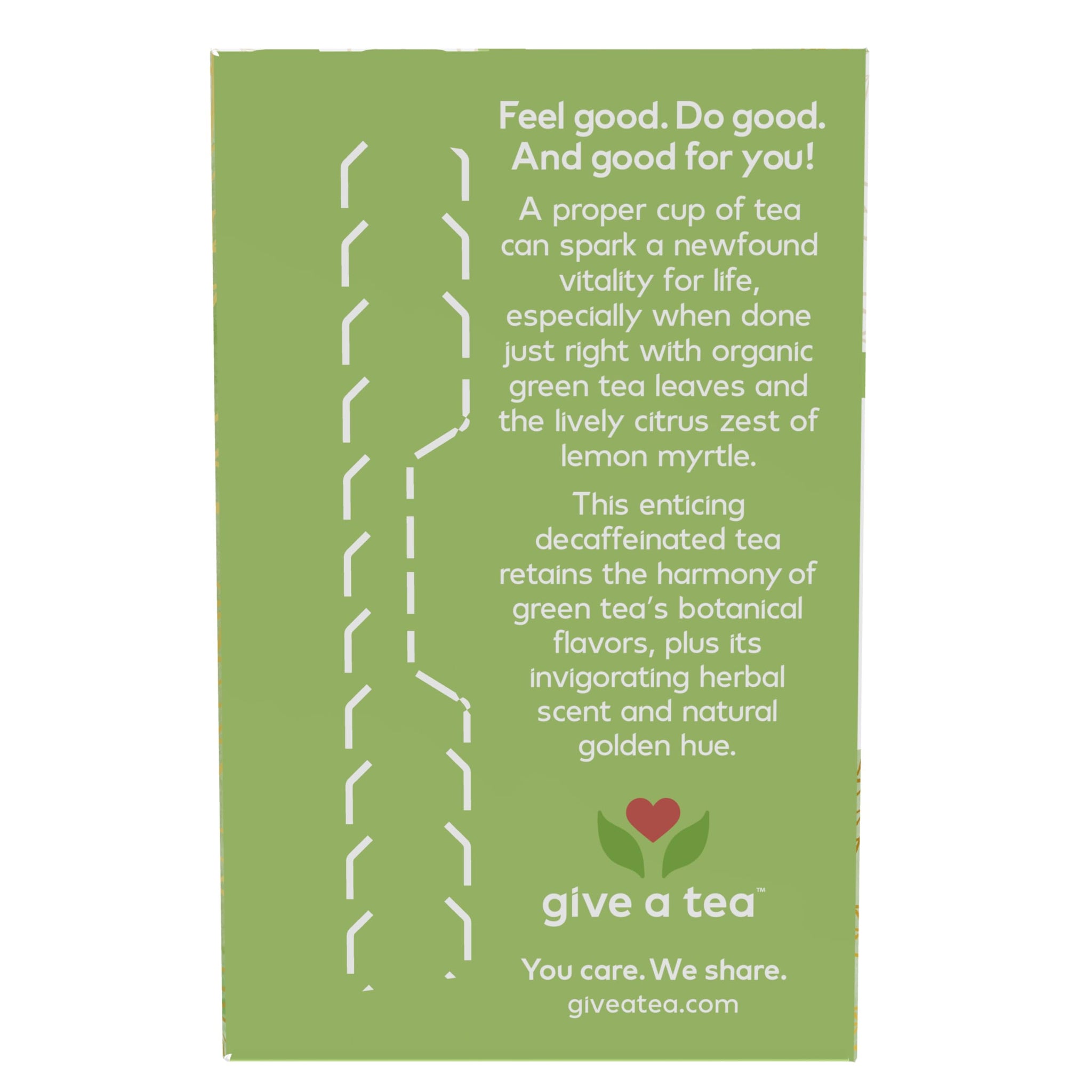 NOW Foods, Certified Organic Green Tranquility™ Tea, Decaf Green with Lemon Myrtle, Non-GMO, Premium Unbleached Tea Bags with No-Staples Design