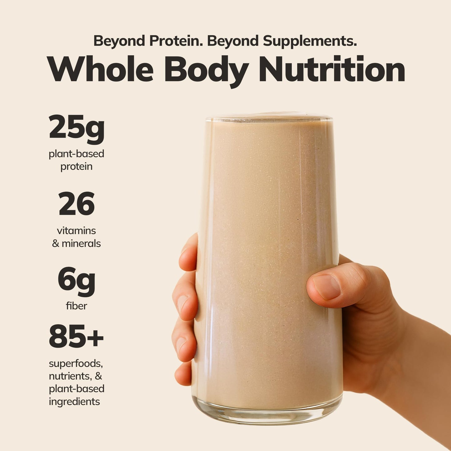 Ka’Chava Whole Body Meal Shake Vanilla - Vegan Protein Powder with 85+ Superfoods & Greens - Plant-Based Meal Replacement with Probiotics & Digestive