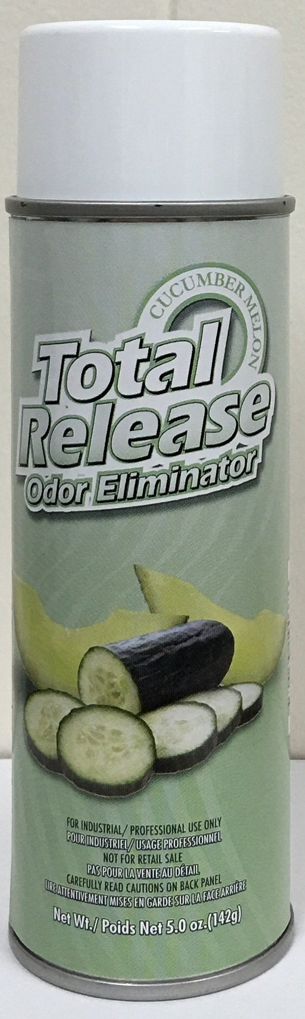 Hi-Tech Total Release Odor Eliminator - Cucumber Melon - Use as an Odor Fogger (Bomb) or Short-Burst Spray (5oz Aerosol)