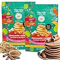 Hidden Foods Cinnamon Churro Pancake and Waffle Mix 2-Pack, High in Protein & Fiber with Hidden Fruits, Vegetables & Vitamins - Thick and Fluffy made with Oats & Flaxseed - Just Add Water