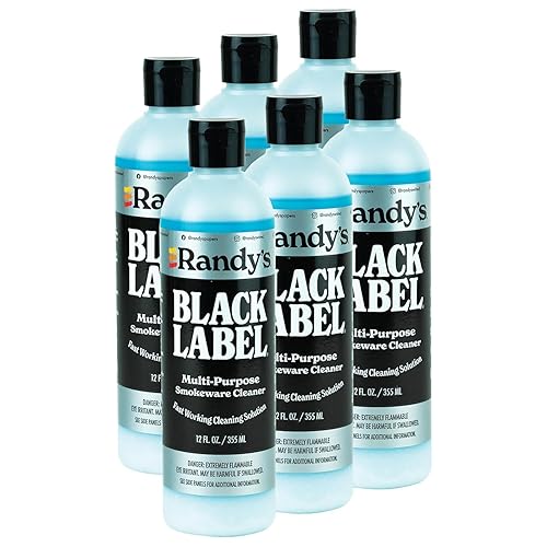 Randy's Black Label Cleaner - (12 fl oz) - Best Multipurpose Surface Cleaning Solution for Glass Tops, Metal and Ceramic Surfaces - Glass Top Cleaner