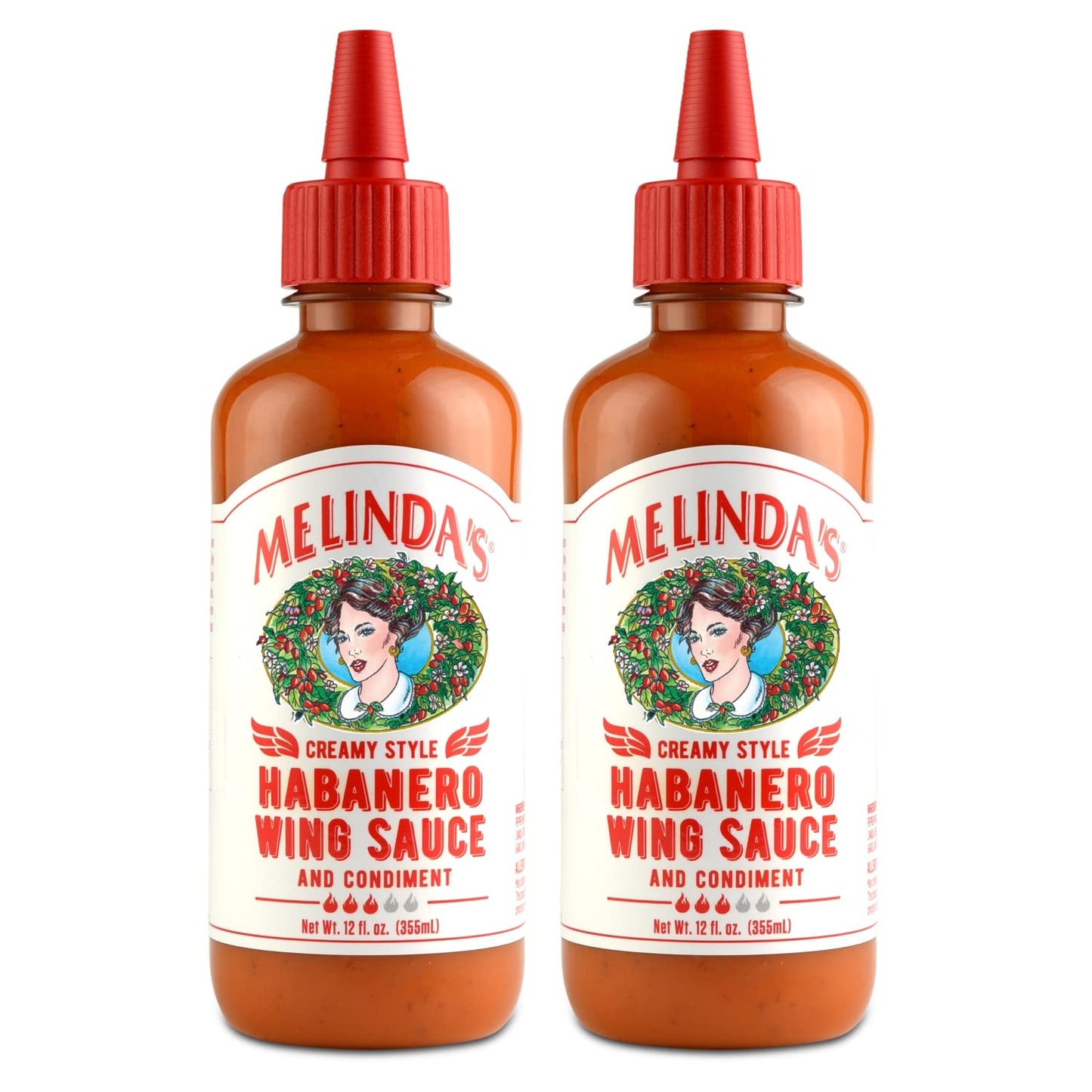 Melinda's - Creamy Style Habanero Wing Sauce - 12oz, 2pck