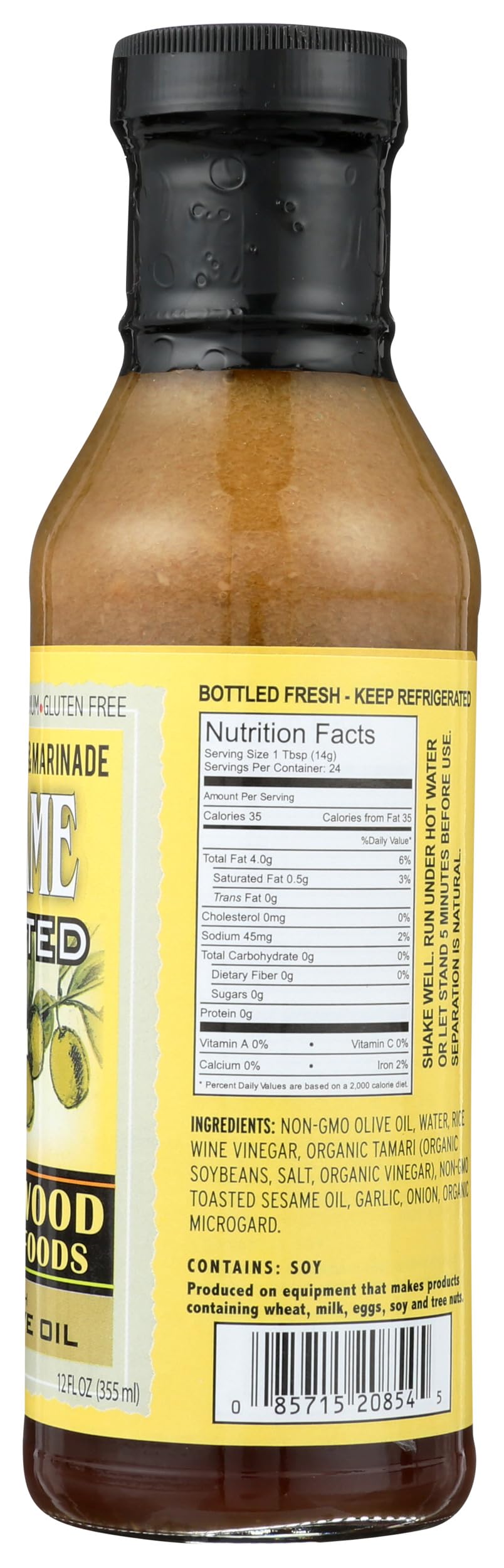 Kerry Wood, Dressing Toasted Sesame, 12 Fl Oz