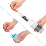 Set of 15 Cleaning Brushes and 10 Cleaning Needles - for Small Openings/Tubes/Pipes - for Example: Spray Paint Gun, Car/Motorcycle/Scooter Carburetor