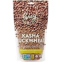 Pereg Roasted Buckwheat (16 Oz) - 100% Natural Buckwheat Groats - Gluten Free & Non GMO - Kasha Hulled Buckwheat Groats - Wheat & Rice Alternative - Made in USA - Resealable Packing