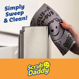 Scrub Daddy Damp Duster Sponge & Towel Bundle - 4 Dusting Sponges & 4 Damp Duster Towels - Swipe & Polish Blinds, Baseboards, Furniture & More (8