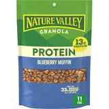 Nature Valley Protein Granola, Blueberry Muffin Flavor, Resealable Snack Pouch, 11 oz