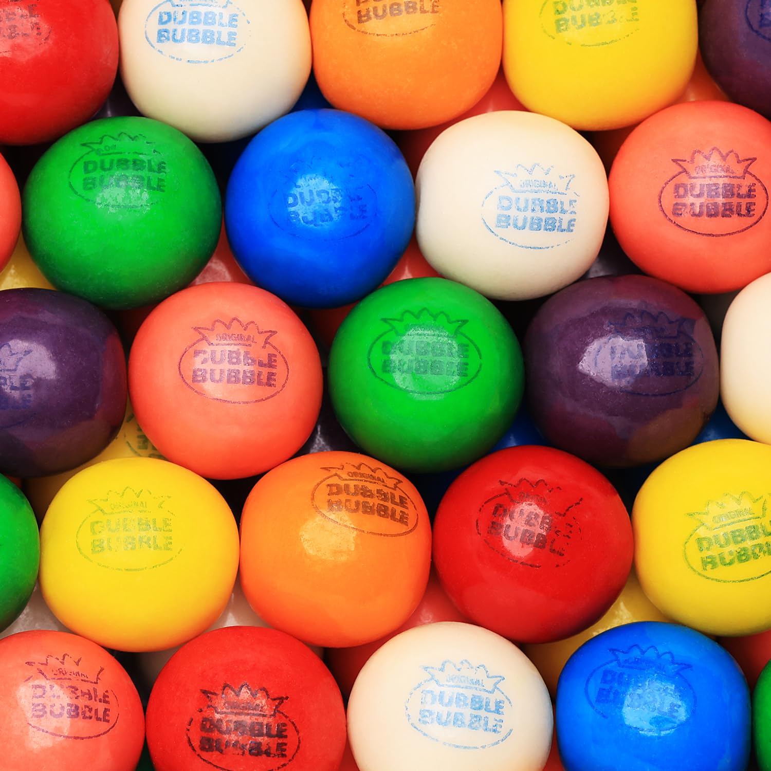 Gumballs for Gumball Machine - 1 Inch Large Gum Balls in Bulk - 1.7 Lb Gumball Machine Refills - 96 Pcs Double Bubble Gumballs - Assorted Chewing Gum