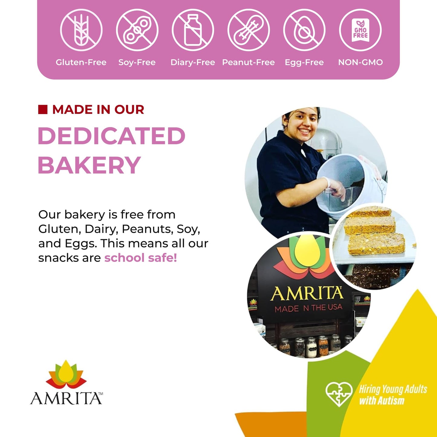 Amrita Dried Cranberries 1 lb | Sweetened with Apple Juice, Unsulfured, Gluten Free, non-GMO, No Preservatives | Packed Fresh in Resealable Bags |