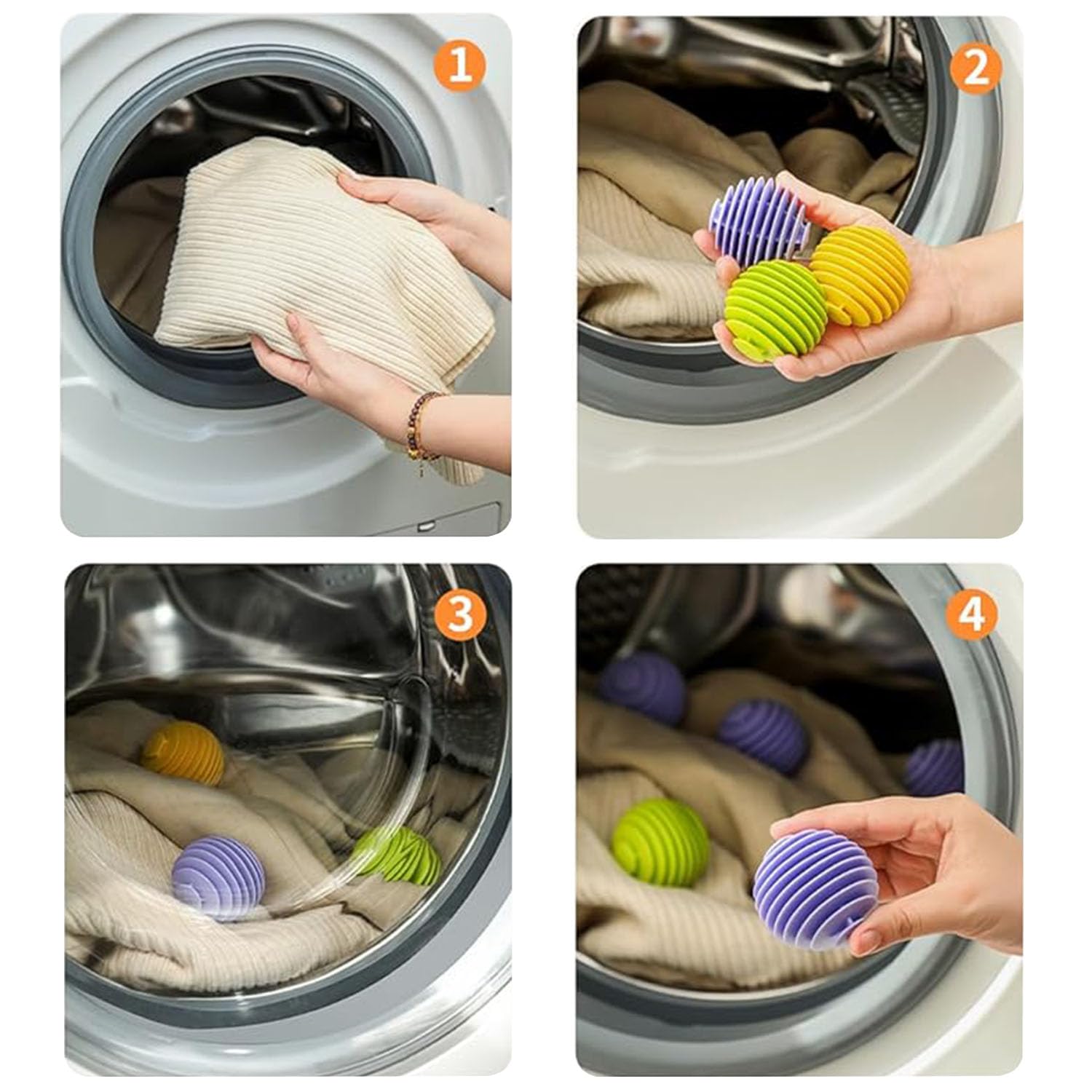 Pet Hair Remover for Laundry, Non-Toxic Lint Remover Washing Balls Reusable Dryer Balls Pet Hair Dryer Ball Lint Remover for Laundry Pet Fur Remover