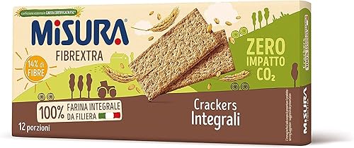 Misura Fibrextra Whole Wheat Crackers 385g (Pack of 6)