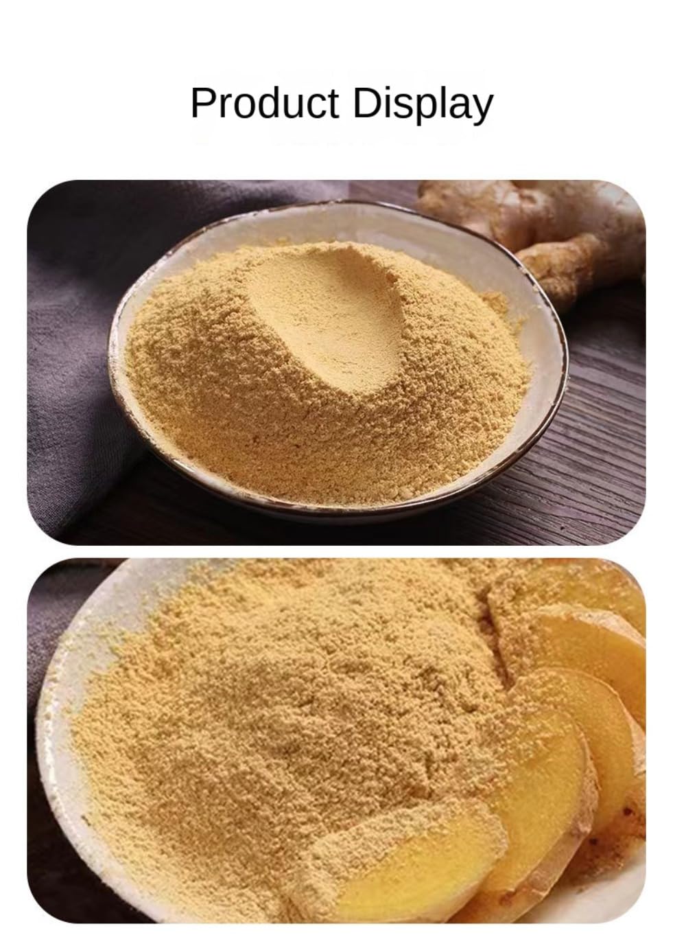 Zercumm Dry Ginger Powder Turmeric Powder Yunnan Small Yellow Ginger Powder Edible Ginger Powder