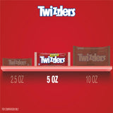 TWIZZLERS Twists Strawberry Flavored King Size, Chewy Candy Packs, 5 oz (15 Count)