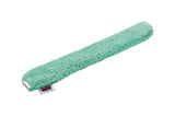 Rubbermaid Commercial Products HYGEN Flexible Microfiber Dusting Cover/Sleeve, 20 inch, Green, for Janitorial/Professional Cleaning/Dusting/Wiping