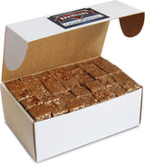 Gourmet Cashew Brittle by It's Delish, 6 LBS Bulk Box - Old Fashion Style Cashew Brittle in Square Cut Pieces - Sweet & Crunchy Candy in Bulk Great