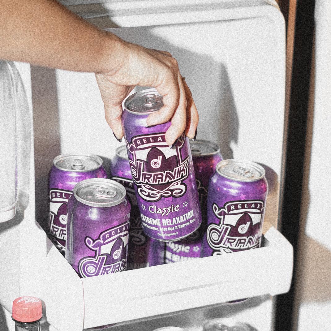 DRANK Classic Extreme Relaxation 473ml/16 Ounce Drinks, 1 Case of 24 cans