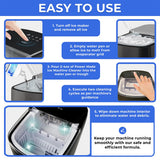 Power Made Ice Machine Cleaner & Descaler 16 fl oz 4 Uses | Nickel Safe Ice Maker Cleaner, Crystal Clear Descaling solution | Compatible