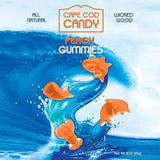 Cape Cod Candy - Ocean Inspired Gummies -All-natural - Peach-3.0 oz per bag (Pack of 6)