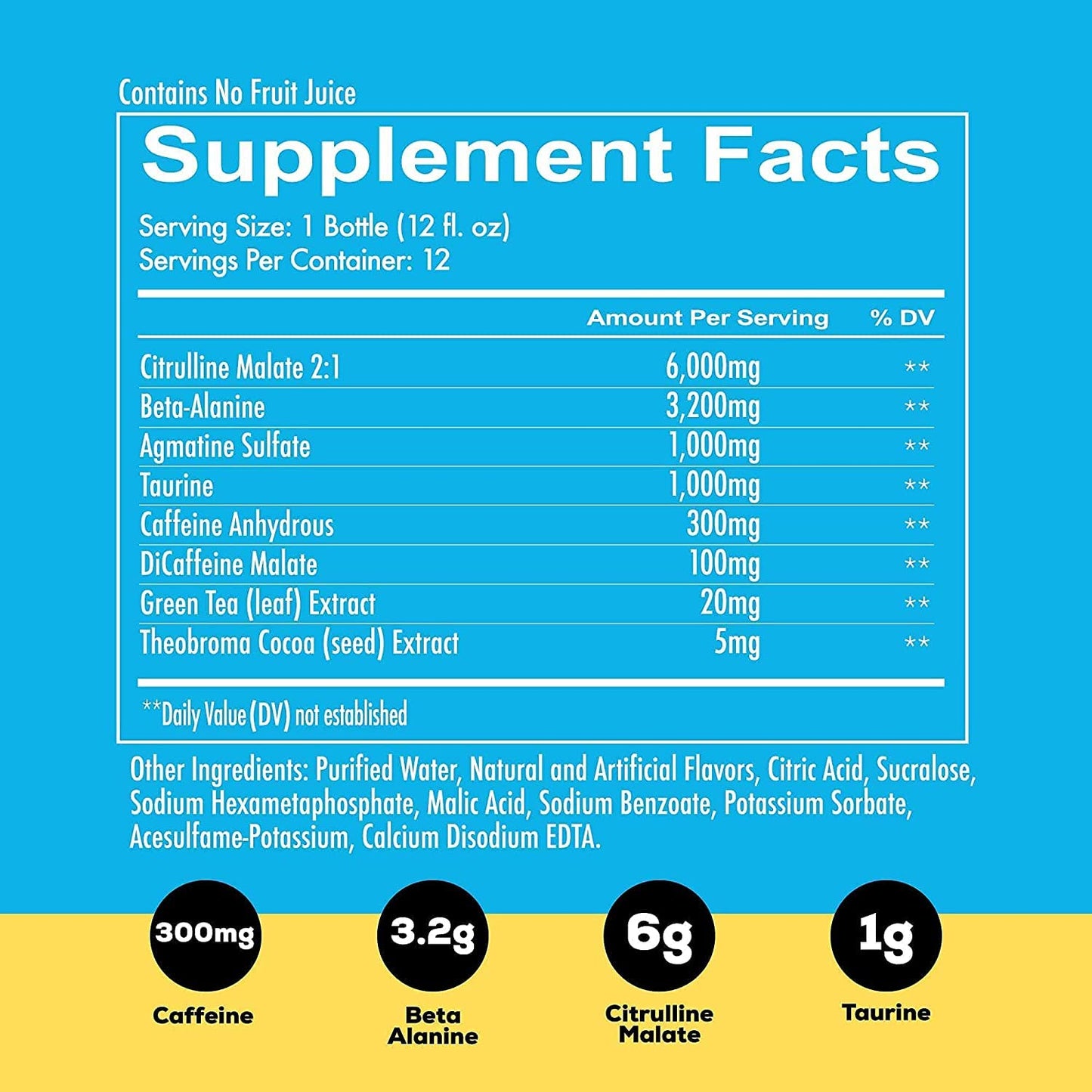 REDCON1 Total War Ready to Drink Pre Workout - Endurance Boosting, Keto Friendly RTD Formula - Amino Acid + Citrulline Malate Pre Workout Drink