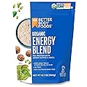 BetterBody Foods Organic Energy Blend, Plant-Based Protein Blend made with Naturally Energizing Green Coffee Extract and Maca, Gluten-free, Non-GMO