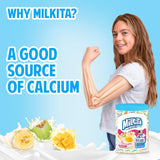 Milkita The Real Milk Candy Bulk Pack (Tropical Mix) - Assorted Healthy Sweets Made with Real Milk & Calcium - Individually Wrapped Low Sugar & Gluten